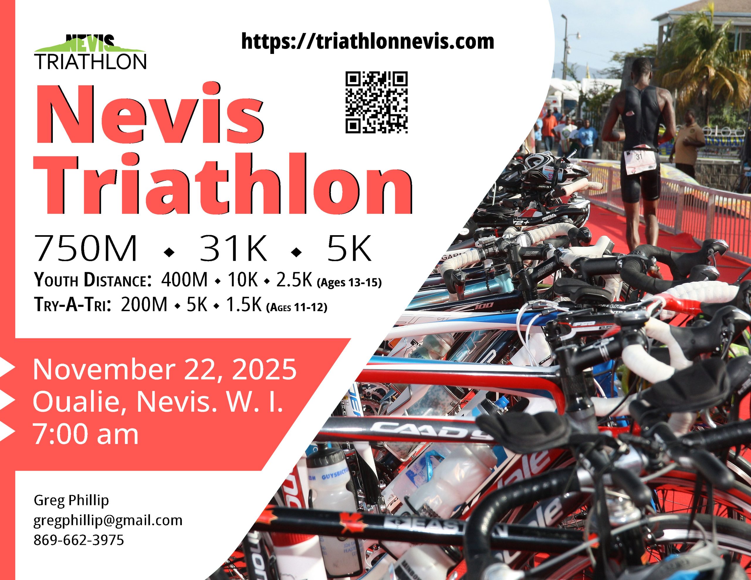 Nevis Triathlon 2025 | 750M - 31K - 5K